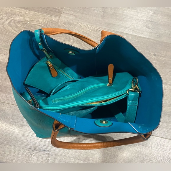 Turquoise bag set - Picture 7 of 12